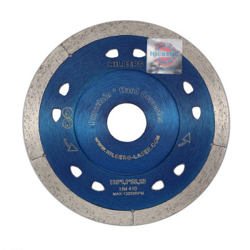 Диск алмазный отрезной 115*22,23 керамогранит Hilberg Extra Thin 1,1 mm HM-410