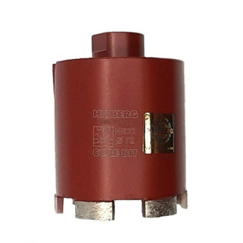Коронка алмазная 72 мм Hilberg Industrial Laser Micro Hit HI822